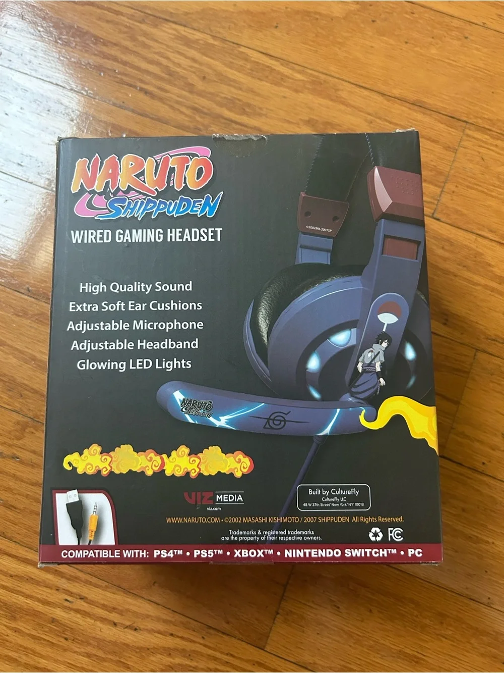 Limited Edition Naruto Shippuden Wired Gaming Headset